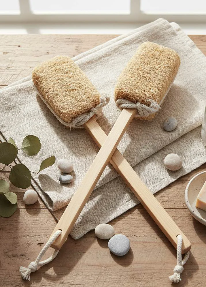 Wooden-Handle Heel Scrubber